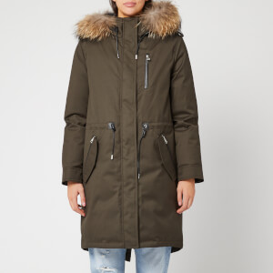 Mackage Women s Rena Twill Parka Army Coggles