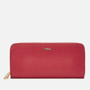 Furla Women's Babylon XL Zip Around Slim Wallet - Ruby | Coggles