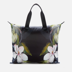 Ted Baker Women s Lilaac Opal Foldaway Shopper Bag Black