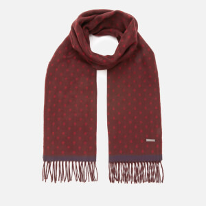 Ted Baker Men's Earlham Spotted Scarf - Dk Red
