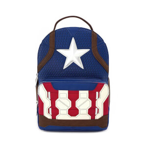 Loungefly Marvel Captain America End Game Hero Mini Backpack Merchandise Zavvi US
