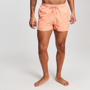 MP Men's Contrast Stitch Swim Shorts - Canteloupe - XS