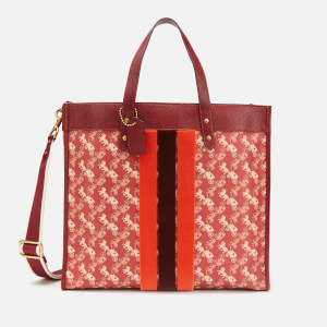 Coach 1941 Women s Coated Canvas Field Tote Bag 40 Red Coggles