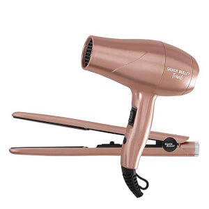 Silver Bullet Luxe Travel Set Dryer and Straighteners - Rose Gold