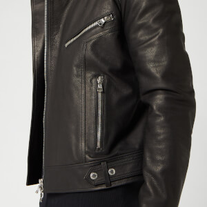 特価品セ - Jacket Perfecto Leather Stamp Men's Balmain Noir S/46 - ライダースジャケット
