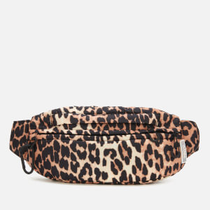 Ganni Women s Tech Fabric Hip Bag Leopard Coggles