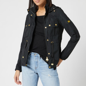 Barbour International Women s Curveball Showerproof Jacket Black