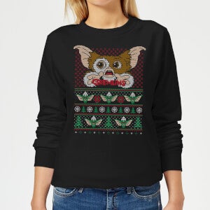 Gremlins Ugly Knit Women's Christmas Sweatshirt - Black - XS