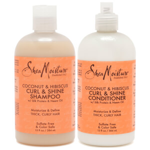 SheaMoisture Shampoo and Conditioner Curly Hair Duo (Worth $47.00)