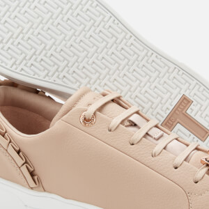 Ted Baker Women s Astrina Ruffle Detail Tennis Trainers Pink Allsole