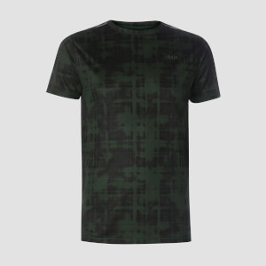 MP Men's Training Grid T-Shirt - Hunter Green - XS