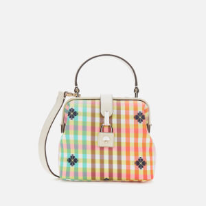 Kate Spade New York Women s Remedy Bella Small Top Handle Plaid Multi