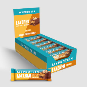 Myprotein Retail Layer Bar, Peanut Butter, 12 x 60g