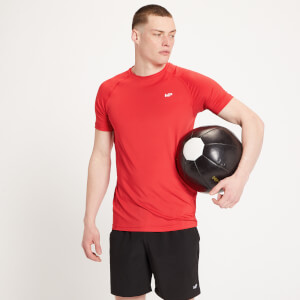MP Мъжки основни дрехи Спортна тениска - ярко червено