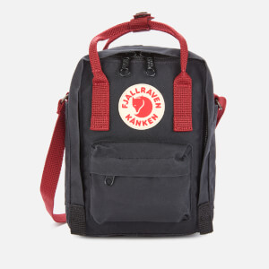 Fjallraven kanken black and ox red 2025