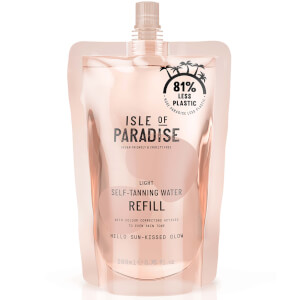 Isle of Paradise Self-Tanning Water Refill Pouch Light 200ml