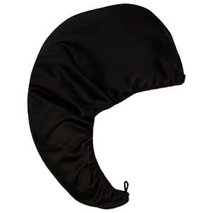 AQUIS Black Double Layer Hair Turban Exclusive LOOKFANTASTIC