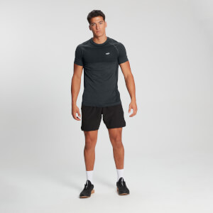 MP Men's Essential Short Sleeve Seamless T-Shirt - Carbon Marl - XS