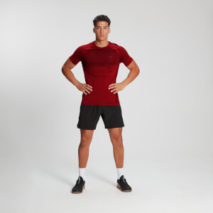 MP Men's Essential Short Sleeve Seamless T-Shirt - Danger Marl - XS