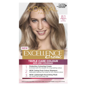 L'Oréal Paris Excellence Creme Permanent Hair Colour - Ash Blonde 8.1
