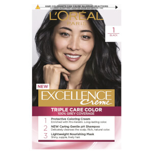 L'Oréal Paris Excellence Creme Permanent Hair Colour - Black 1
