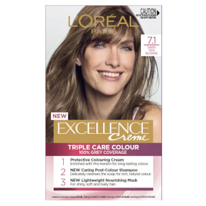 L'Oréal Paris Excellence Creme Permanent Hair Colour - Dark Ash Blonde 7.1