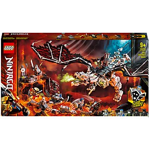 LEGO NINJAGO: Skull Sorcerer's Dragon Board Game Set (71721) Toys