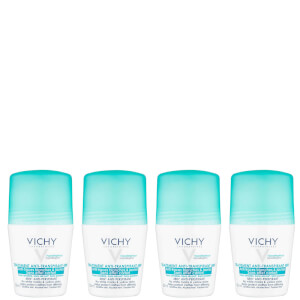 VICHY No Marks Roll-on Deodorant Set 4 x 50ml