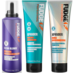 Fudge Professional Xpander Shampoo, Conditioner and Hair Thickener Bundle