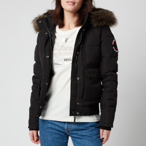 Superdry Women s Everest Bomber Jacket Black TheHut