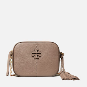 Tory Burch Women s Mcgraw Camera Bag Silver Maple