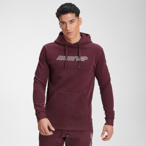 MP Men's Outline Graphic Hoodie - Washed Oxblood - XXS
