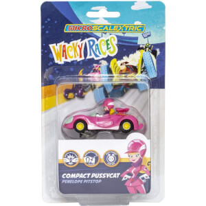 Micro Scalextric Wacky Races Penelope Pitstop Car Scale 1 64 Toys