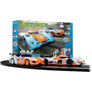 Scalextric Gulf Racing (Team GT Gulf vs Team LMP Gulf) Race Set - IWOOT UK