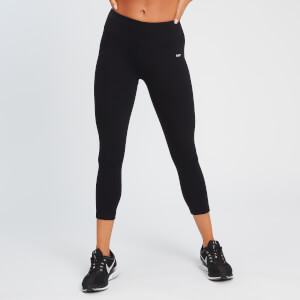 MP Women's Power 3/4 Leggings - Black - XS