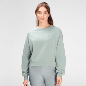 MP Women's Composure Sweatshirt- Washed Green - XXS