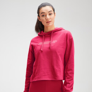 MP Women's Outline Graphic Hoodie - Virtual Pink - XXS