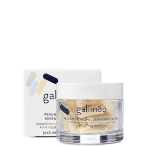 Gallinée Skin and Microbiome Food Supplement: A Month of Pre, Pro and Postbiotics (30 Caps)