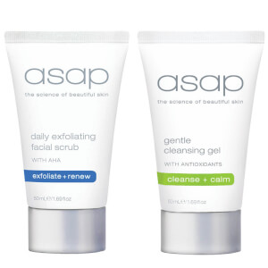asap Exclusive Gentle Cleanse and Exfoliate Set (Travel Size)