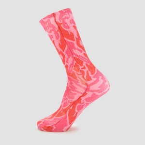 Chaussettes de tennis Adapt MP x Hexxee – Imprimé camouflage rose
