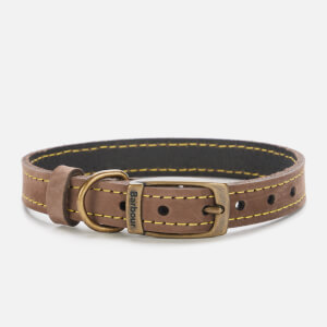 Barbour Leather Dog Collar - Brown