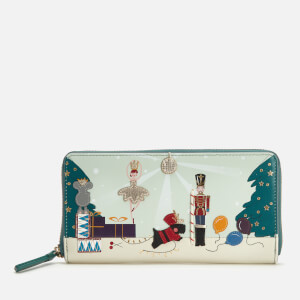 Radley Women s Little Drummer Dog Large Zip Around Matinee Spruce