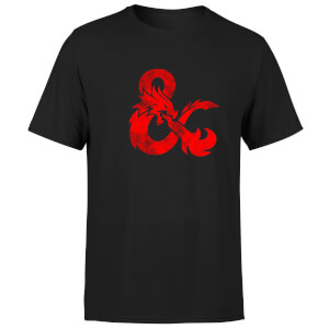 T-Shirt Dungeons & Dragons D&D Ampersand - Nero - Uomo