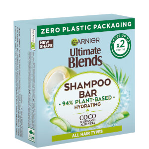 Garnier Ultimate Blends Coconut Hydrating Shampoo Bar with Aloe Vera for Normal Hair 60g