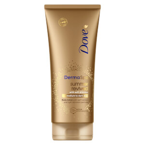 Dove Derma Spa Gradual Self Tan Body Lotion Summer Revive Shimmer 200ml