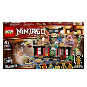 LEGO NINJAGO Legacy Torneo de los Elementos Set de Construcción de Templo con Arena de Batalla y Mini Figura Dorada Toys | Zavvi España