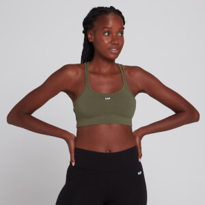 MP Women's Essentials Jersey Bra - Dark Olive