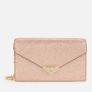 MICHAEL Michael Kors Women s Grace Medium Envelope Clutch Rose Gold