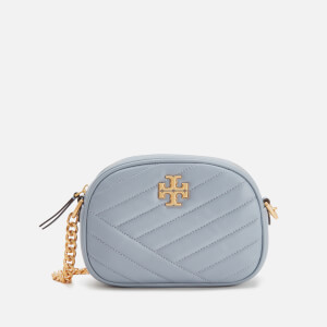 Tory Burch Women s Kira Chevron Small Camera Bag Cloud Blue