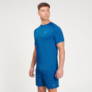 Graphic Running 系列 男士短袖 T 恤 - 真實藍